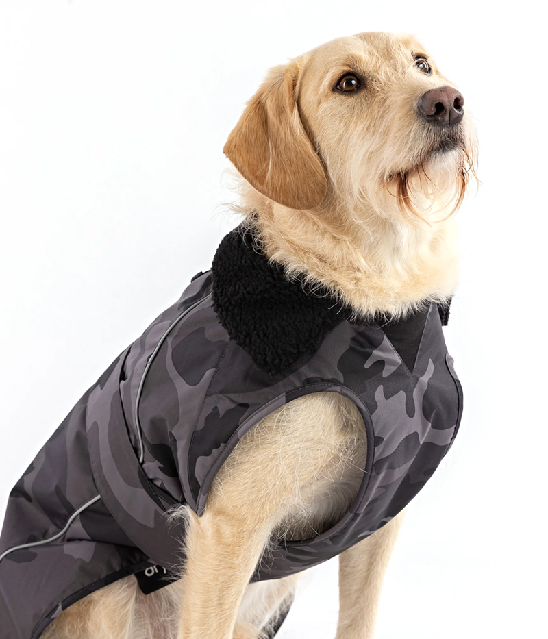 Dryrobe Dog Coat Black Camo/Black-4